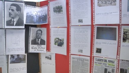 Exposicion sobre Picelli y Cieri