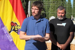 julian Vadillo (Foro por la Memoria) y Luis Alonso (Amical)