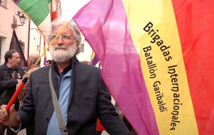 Marco Puppini, vicepresidente de AICVAS, (Associazione Italiana Combattenti Volontari Antifascisti di Spagna)