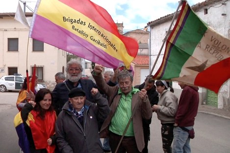 Posando con Trifón Cañamares.