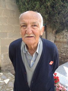 juan Palomeque Viejo, veterano socialista, orgulloso de su militancia. Ha fallecido a los 91 años, Foto: FMGU