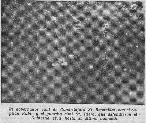 La Libertad 6-8-1936 capitan rubio y Benavides Guadalajara
